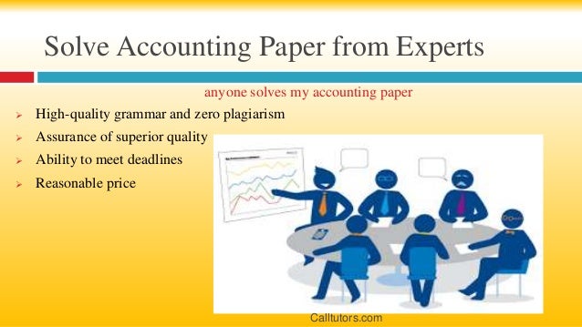 Solve my accounting paper